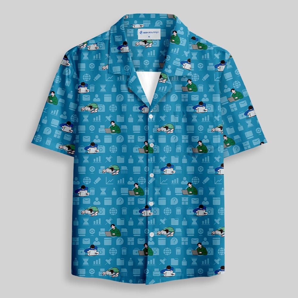 Work & Play Button Up Pocket Shirt