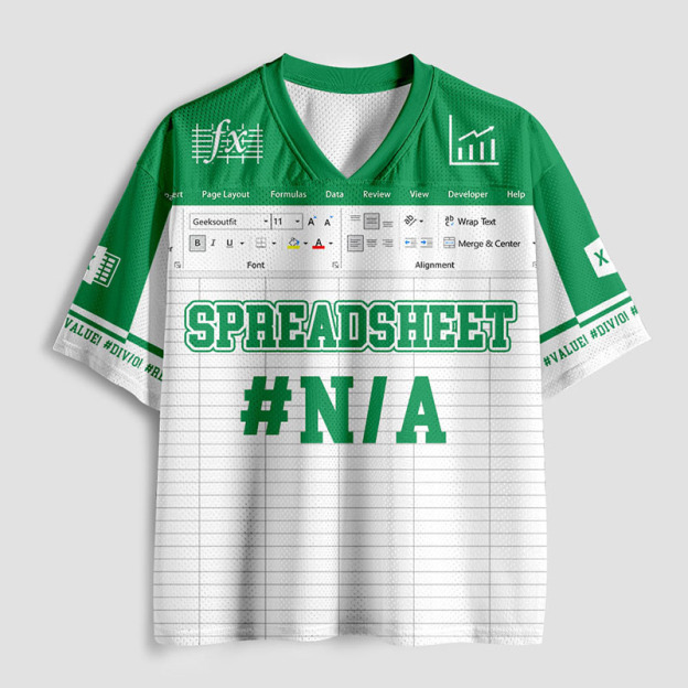 Spreadsheet Geek Mesh Jersey
