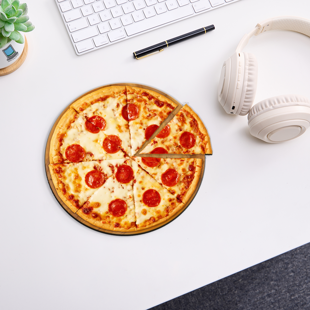 Pizza Funny Geek Novelty Mouse Pad