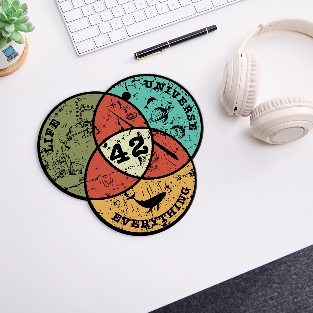 Life the Universe Everything Novelty Mouse Pad