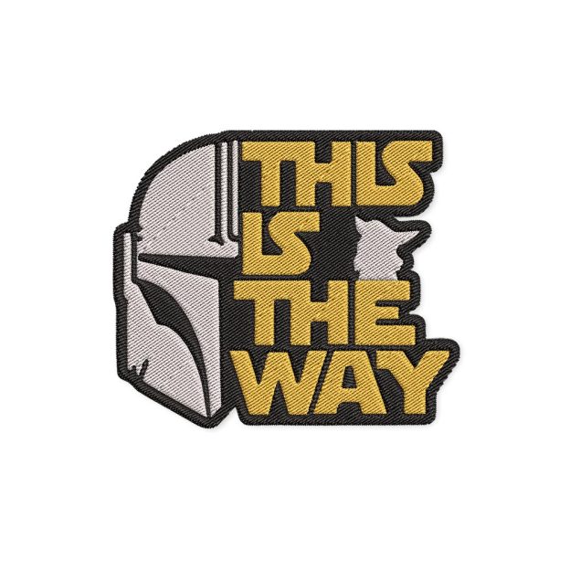 This is The Way Geek Embroidered Patch