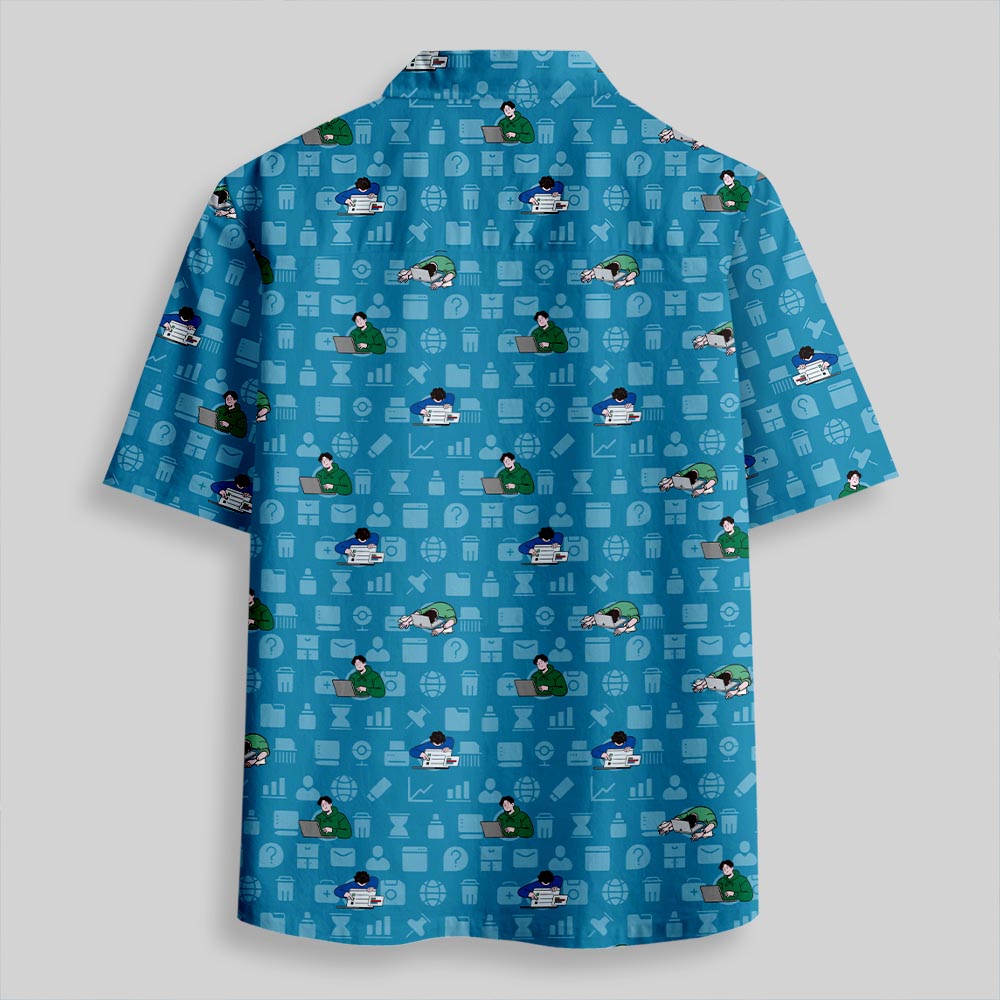 Work & Play Button Up Pocket Shirt