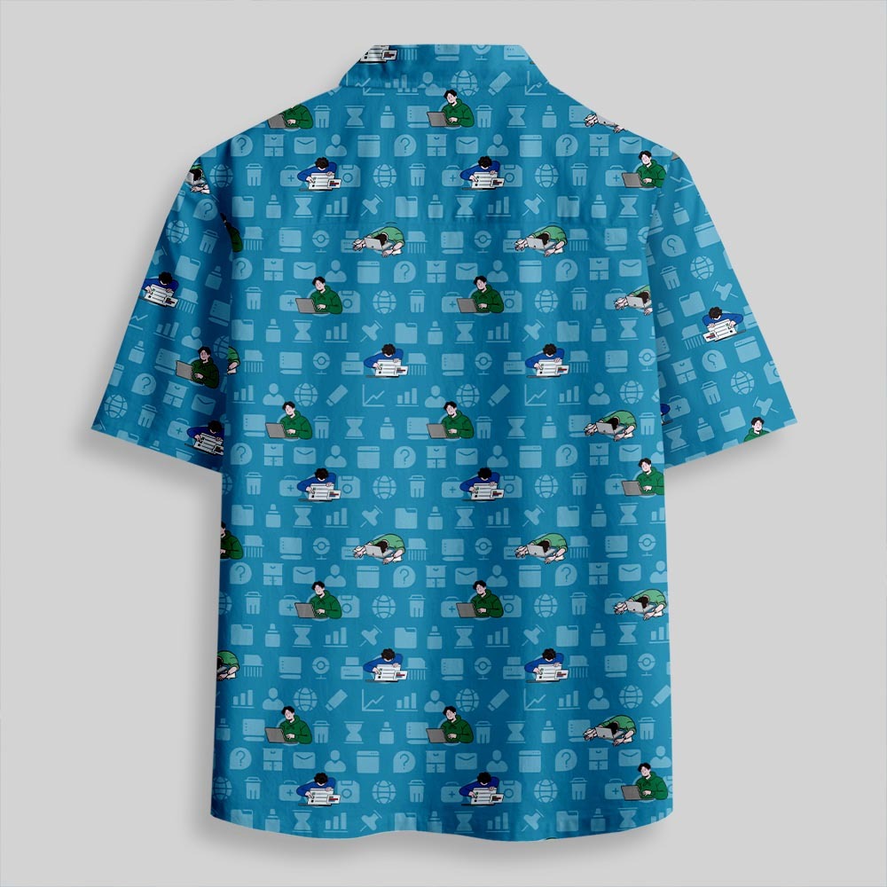 Work & Play Button Up Pocket Shirt