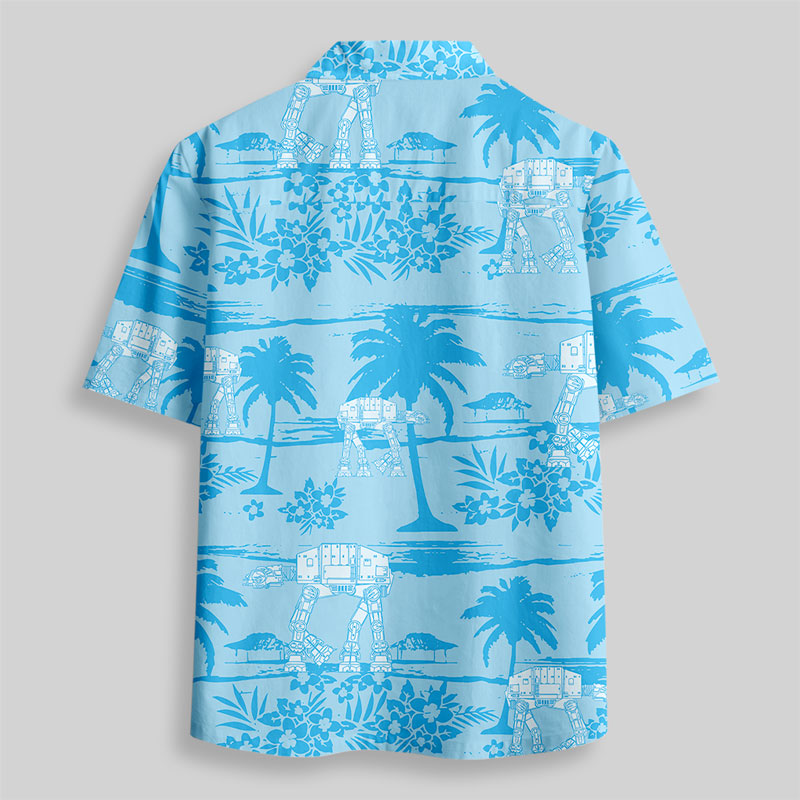 Tropical Walker Button Up Pocket Shirt