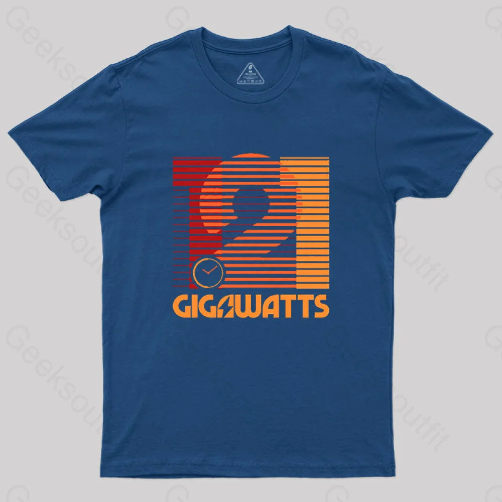 1.21 Gigawatts T-Shirt Navy / S