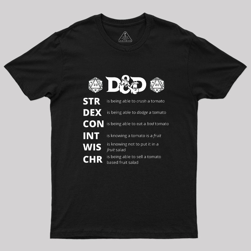 Dungeons And Dragons Gift Geek T-Shirt