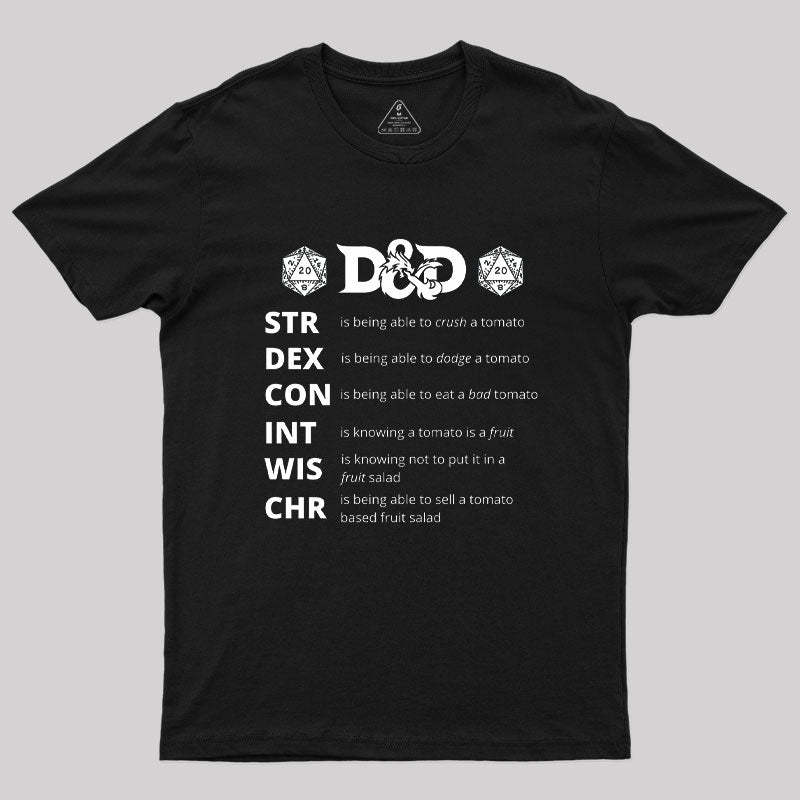 Geeksoutfit Dungeons And Dragons Gift Geek T-Shirt for Sale online