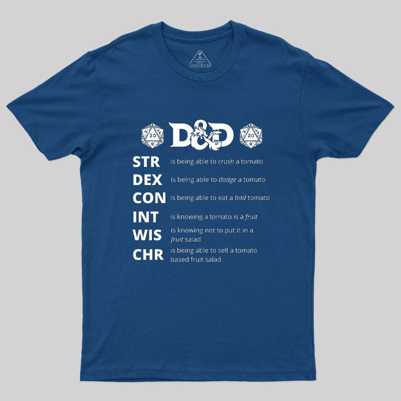 Dungeons And Dragons Gift Geek T-Shirt