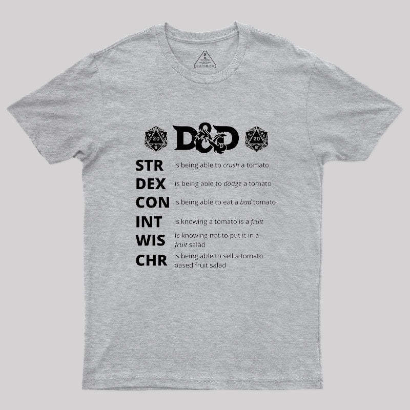 Dungeons And Dragons Gift Geek T-Shirt