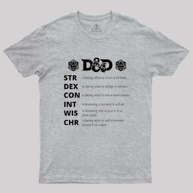 Dungeons And Dragons Gift Geek T-Shirt