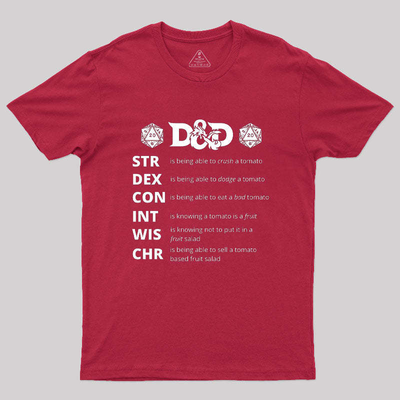 Dungeons And Dragons Gift Geek T-Shirt