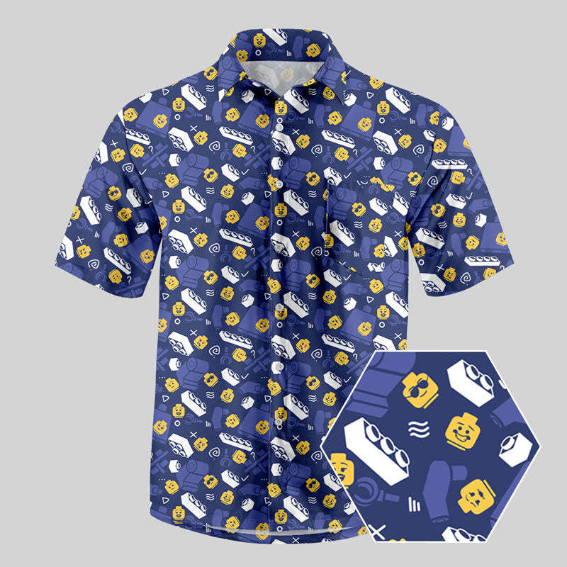 Block Adventure Button Up Pocket Shirt