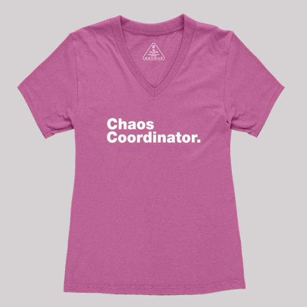 Chaos Coordinator Classic Women's V-Neck T-shirt