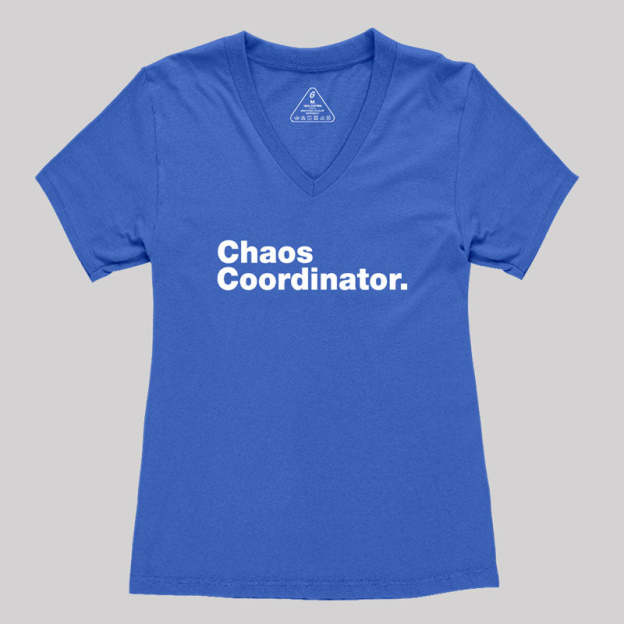 Chaos Coordinator Classic Women's V-Neck T-shirt
