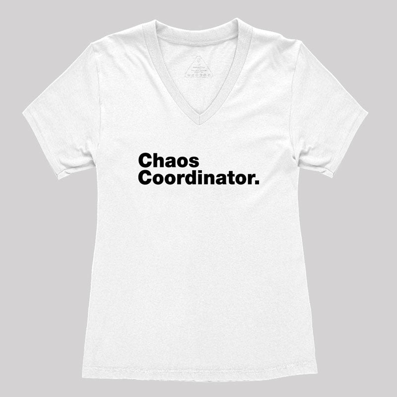 Chaos Coordinator Classic Women's V-Neck T-shirt
