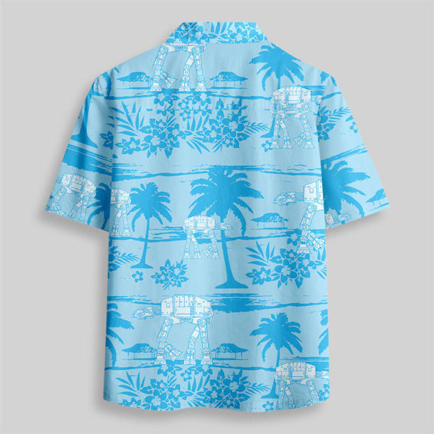 Tropical Walker Button Up Pocket Shirt