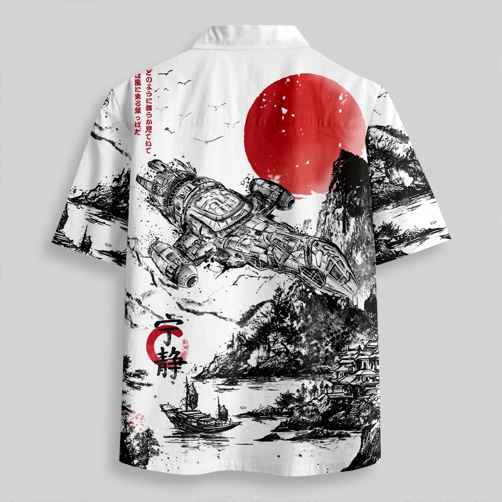 Firefly Celestial Ink Button Up Pocket Shirt