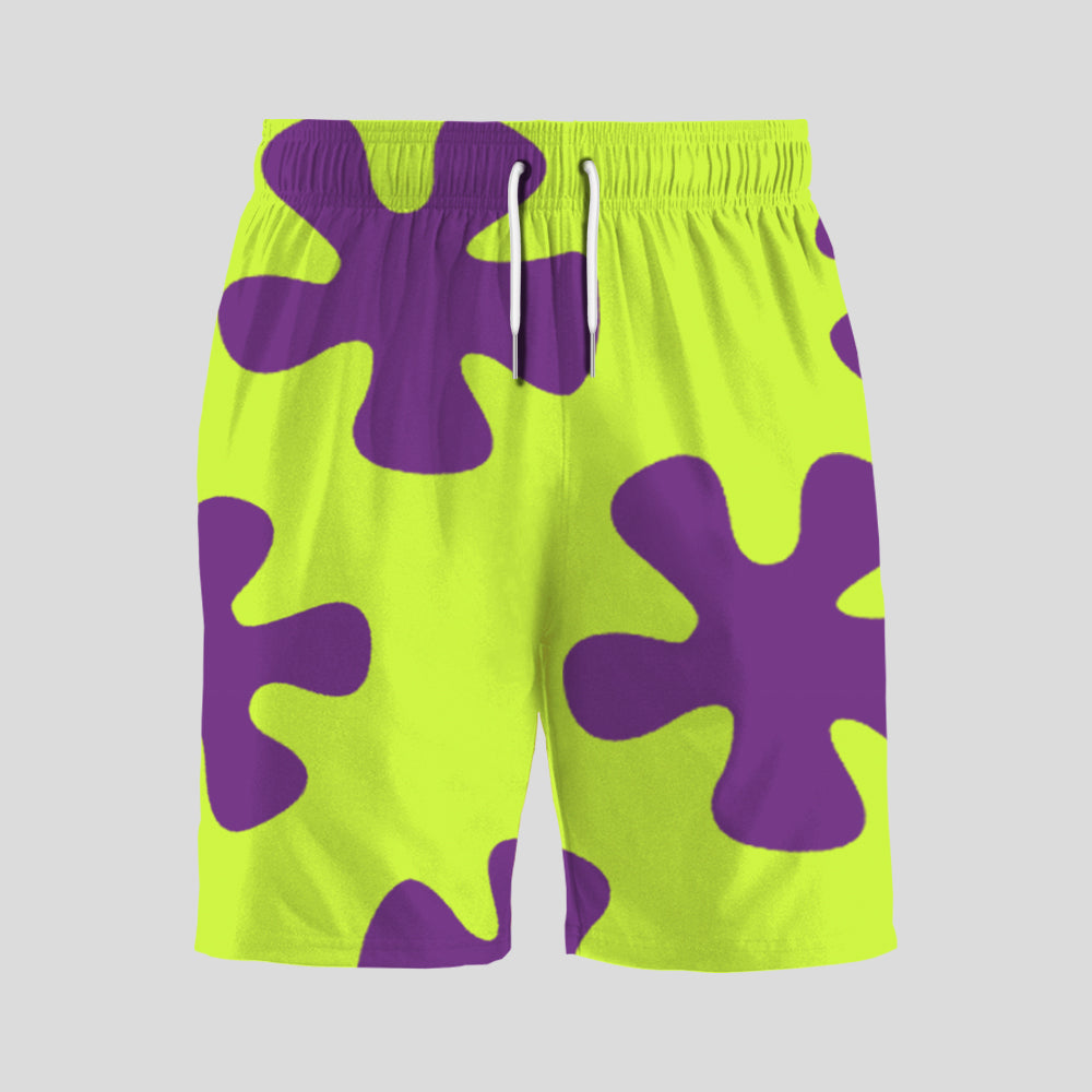 Bikini Bottom Starfish Endorsement Geeky Drawstring Shorts