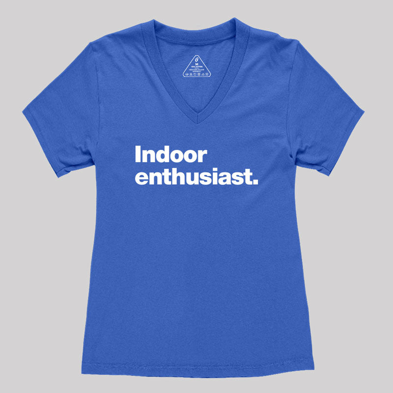 Indoor Enthusiast Premium Women's V-Neck T-shirt
