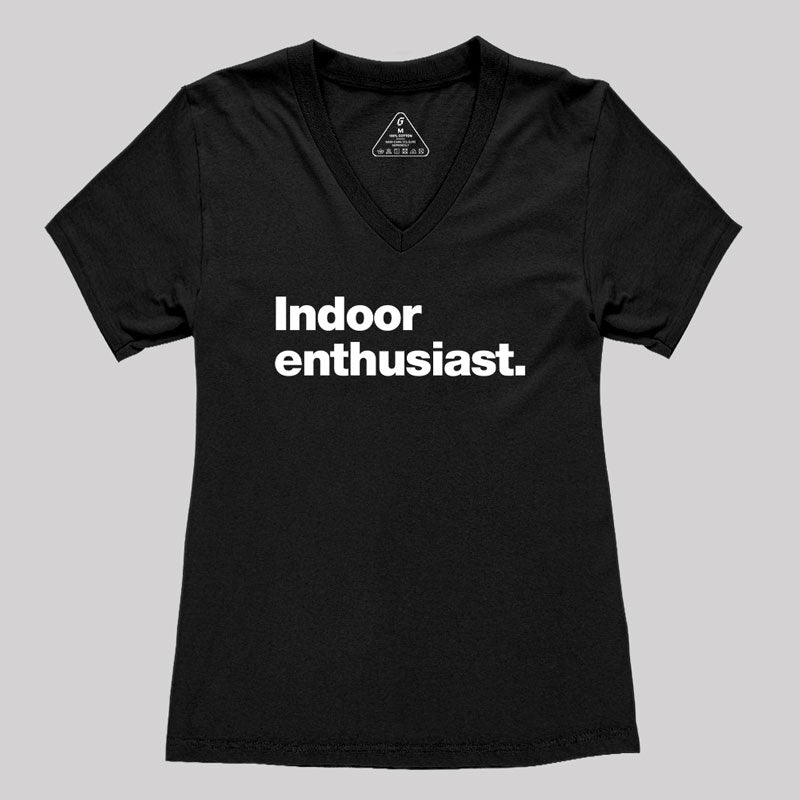 Indoor Enthusiast Premium Women's V-Neck T-shirt