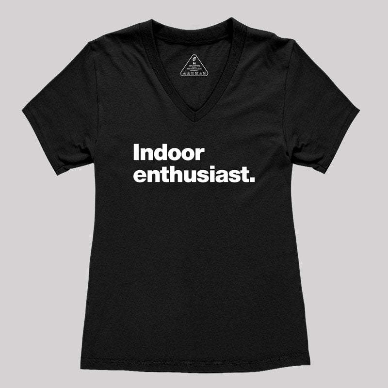 Indoor Enthusiast Premium Women's V-Neck T-shirt