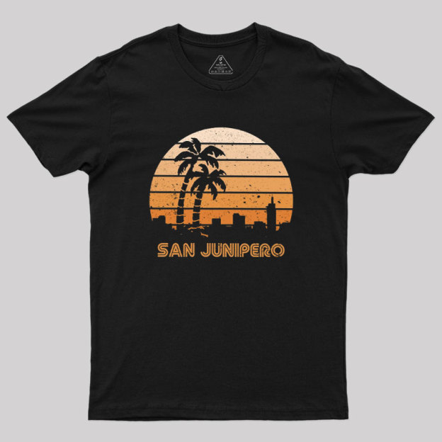 Retro Junipero Geek T-Shirt