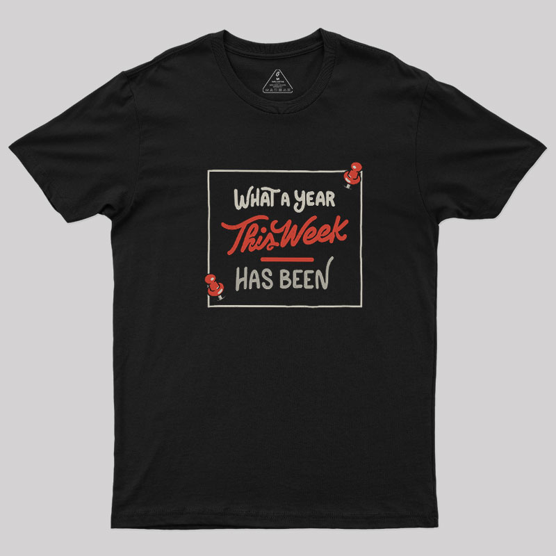 What A Year This Week Has Been Geek T-Shirt