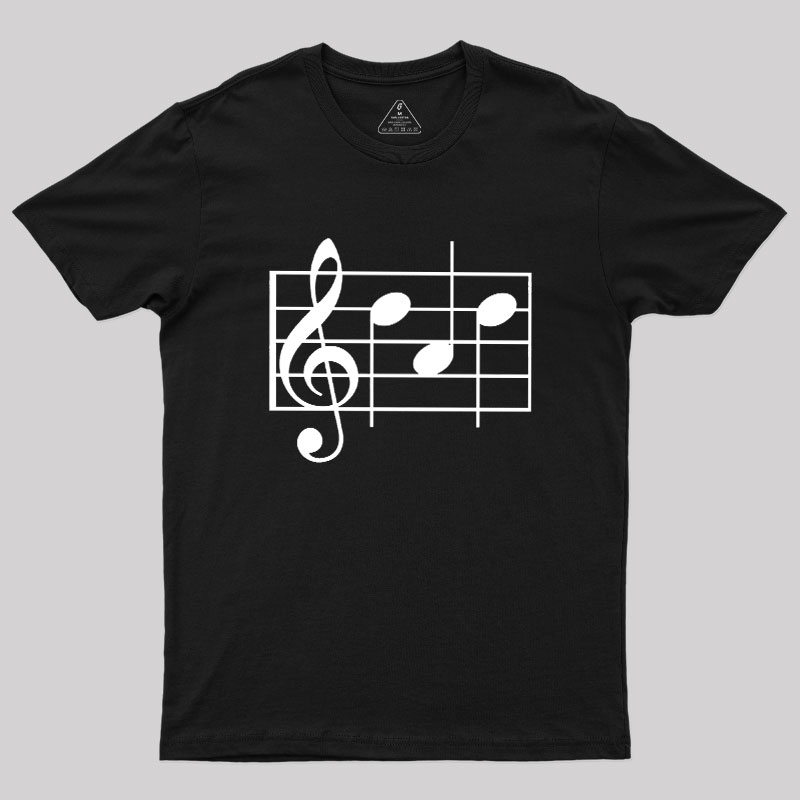 Musical Notes Dad Geek T-Shirt