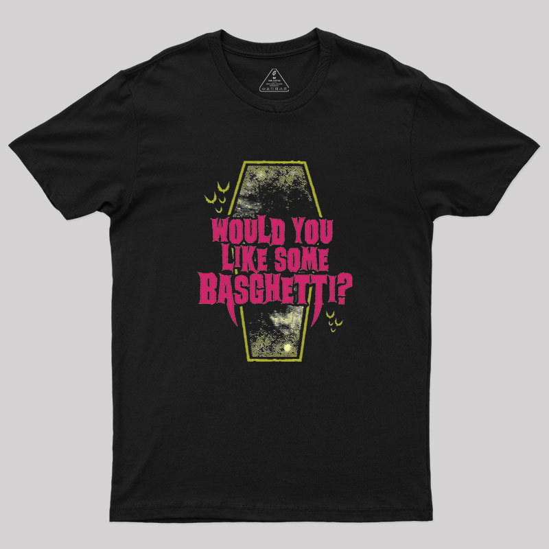 Basghetti - Funny Goth Vampire Geek T-Shirt
