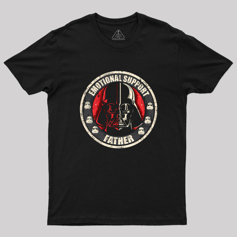 Emotional Support Father Geek T-Shirt