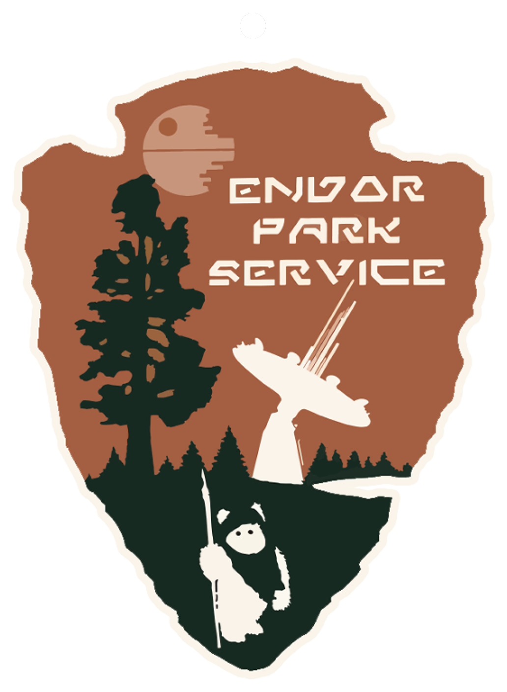 Endor Park Services Geek Car Air Fresheners