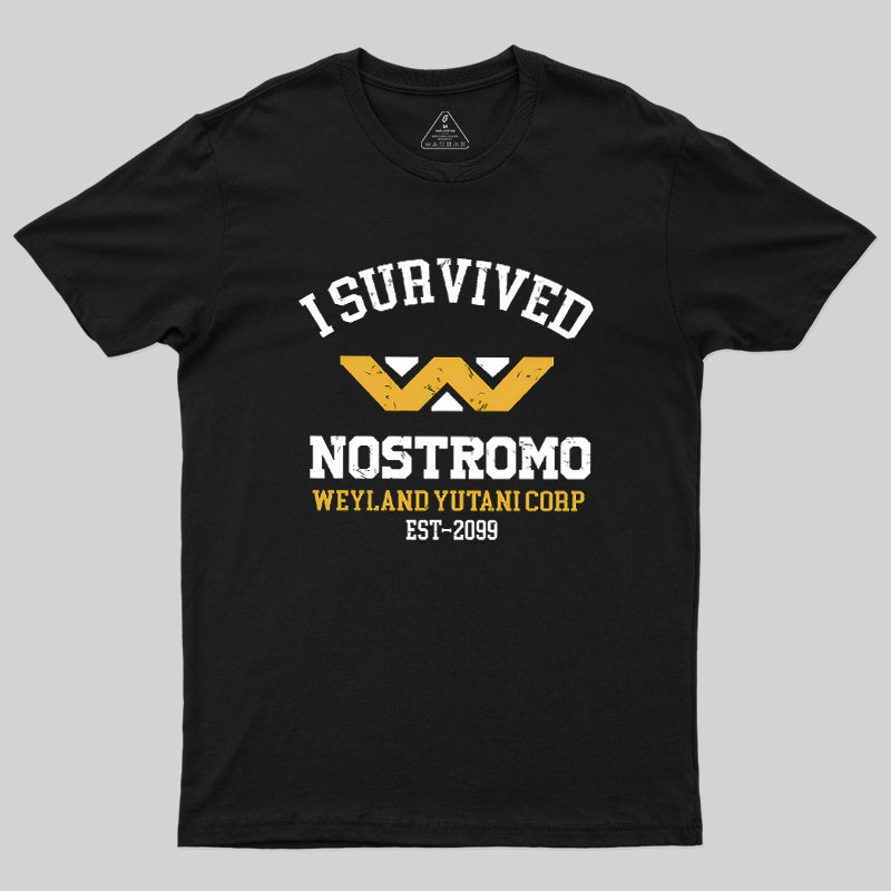 I Survived Nostromo Geek T-Shirt