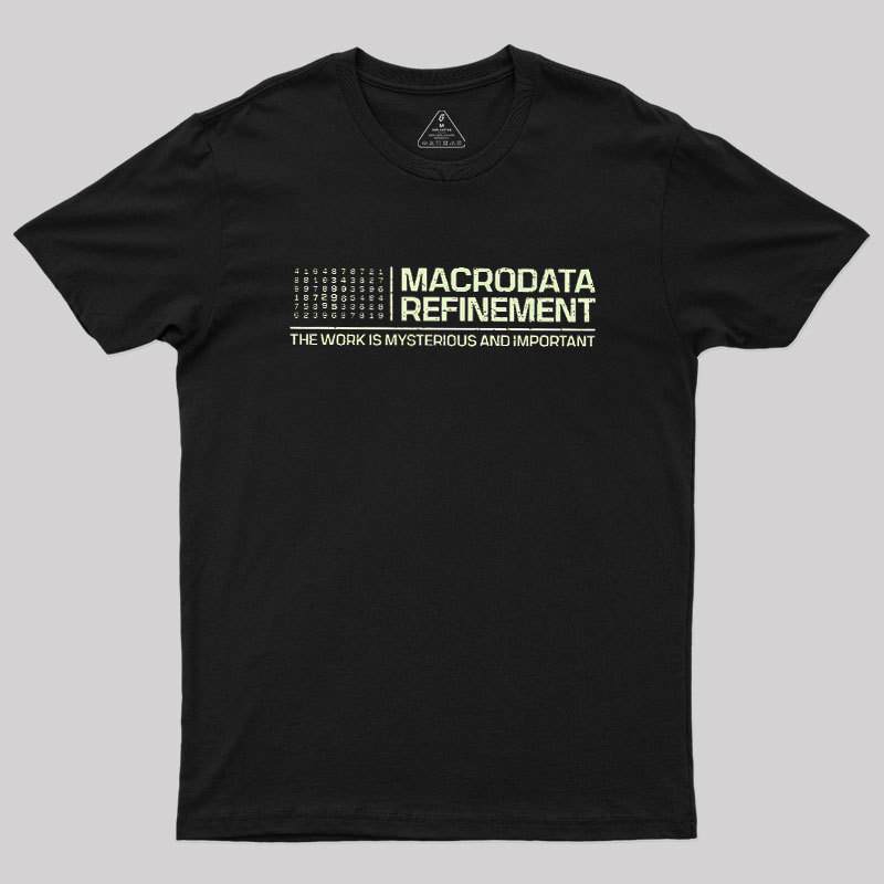 The Work Is Mysterious And Important Geek T-Shirt