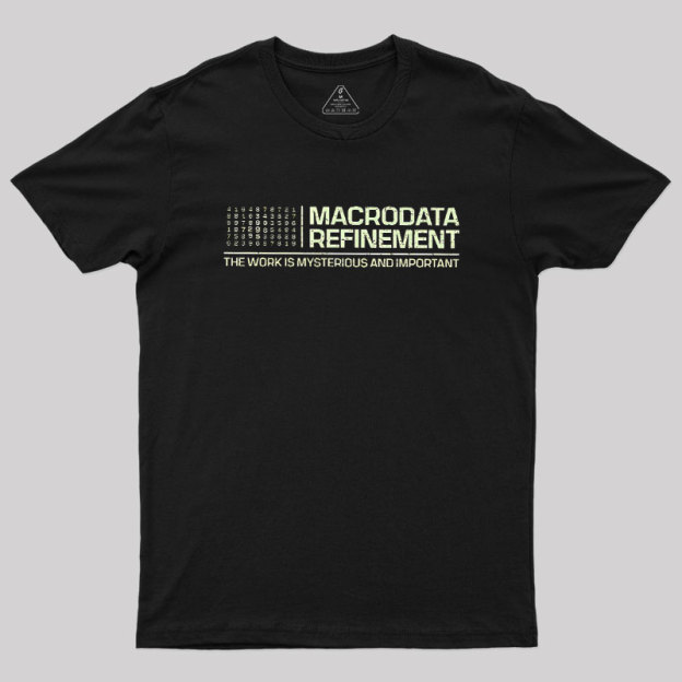 The Work Is Mysterious And Important Geek T-Shirt