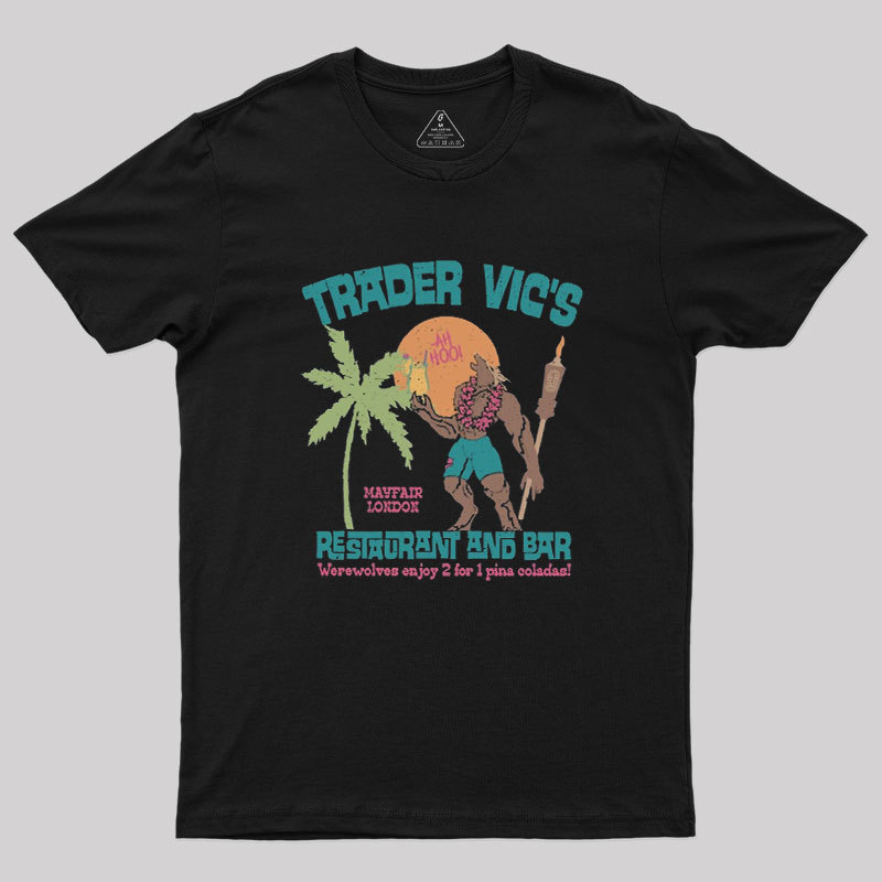 Trader Vics Werewolves Of London Geek T-Shirt