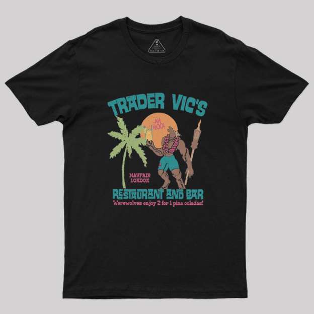 Trader Vics Werewolves Of London Geek T-Shirt