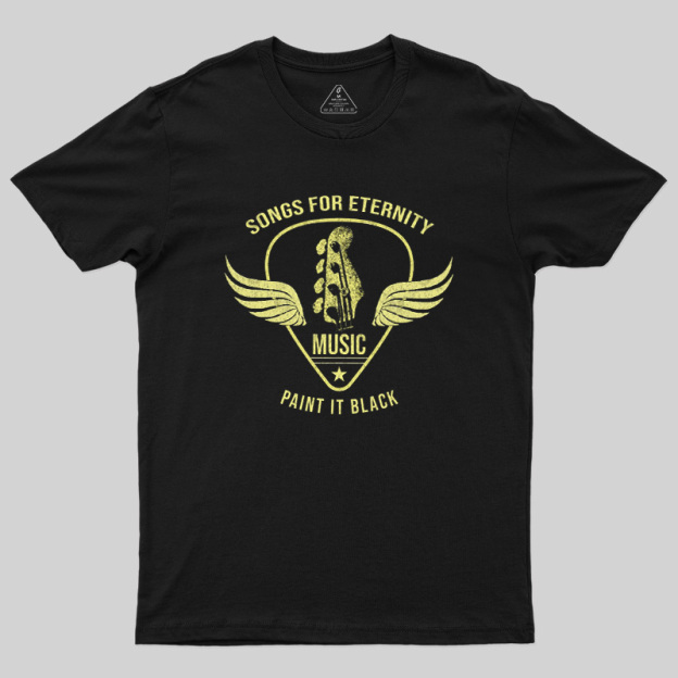 Paint It Black 7/6/26 Music D5197 Geek T-Shirt