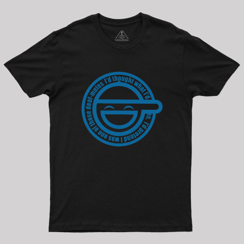 Laughing Man Geek T-Shirt