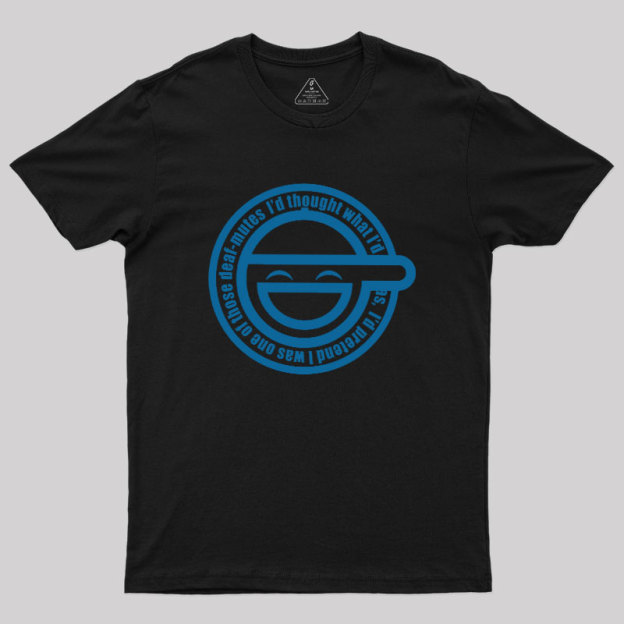 Laughing Man Geek T-Shirt
