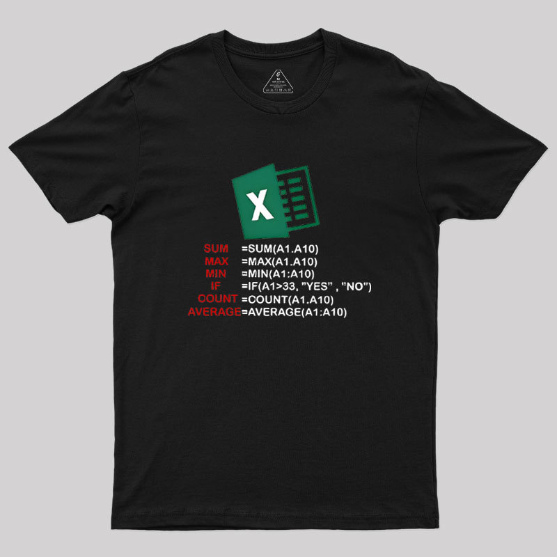 Excel Formula Geek T-Shirt