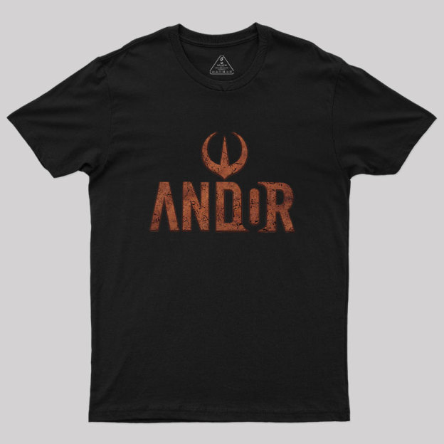 Andor Raised Logo Geek T-Shirt