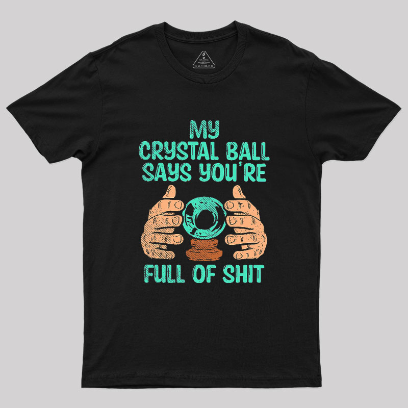 My Crystal Ball Says Geek T-Shirt