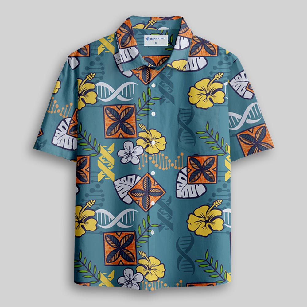 DNA Hawaii Button Up Pocket Shirt
