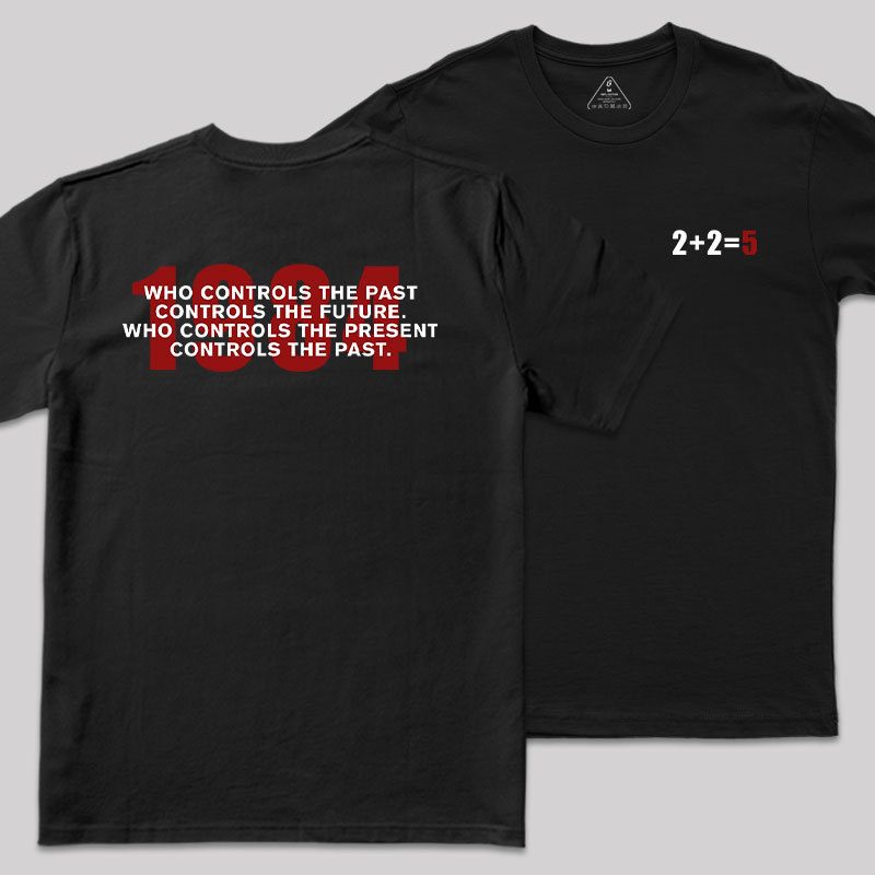 1984 Front and Back Printed Geek T-Shirt