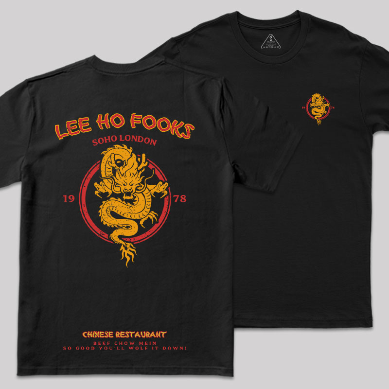Lee Ho Fooks Vintage Front and Back Printing Geek T-Shirt