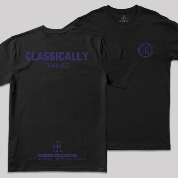 Classically Trained Front and Back Printing Geek T-Shirt