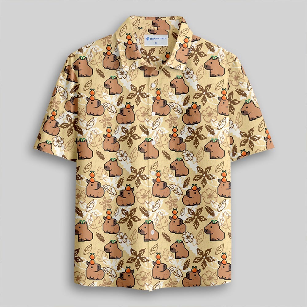 ChillCapy Button Up Pocket Shirt