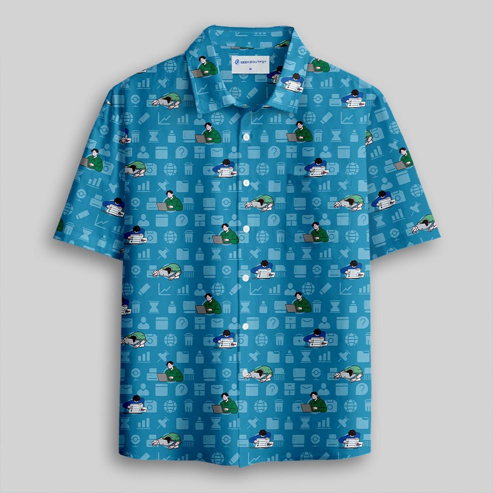 Work & Play Button Up Pocket Shirt