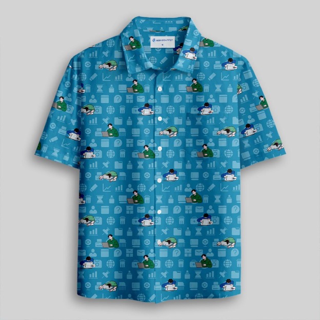 Work & Play Button Up Pocket Shirt