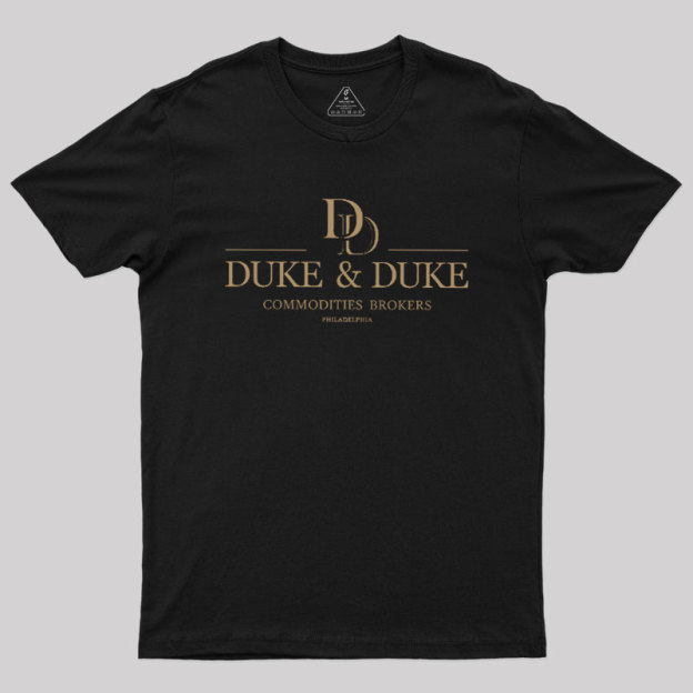 Duke & Duke Commodities Brokers Geek T-Shirt